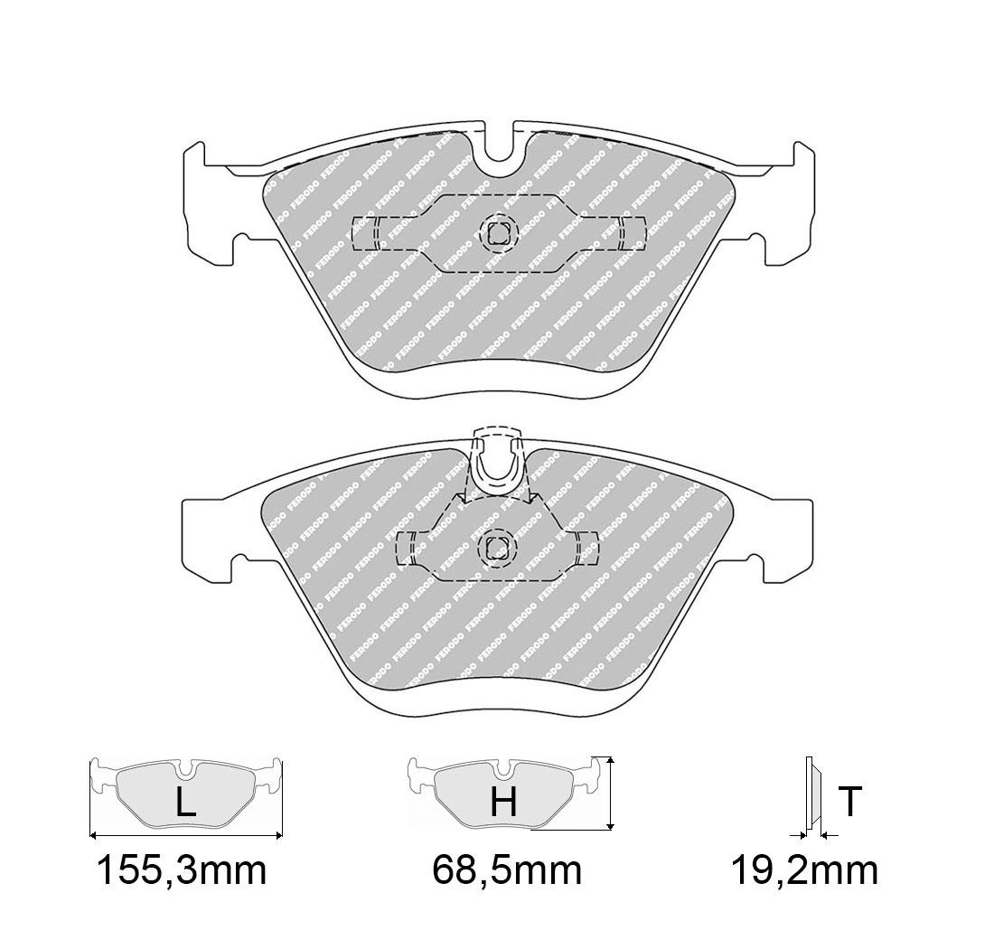 FERODO brake pads set