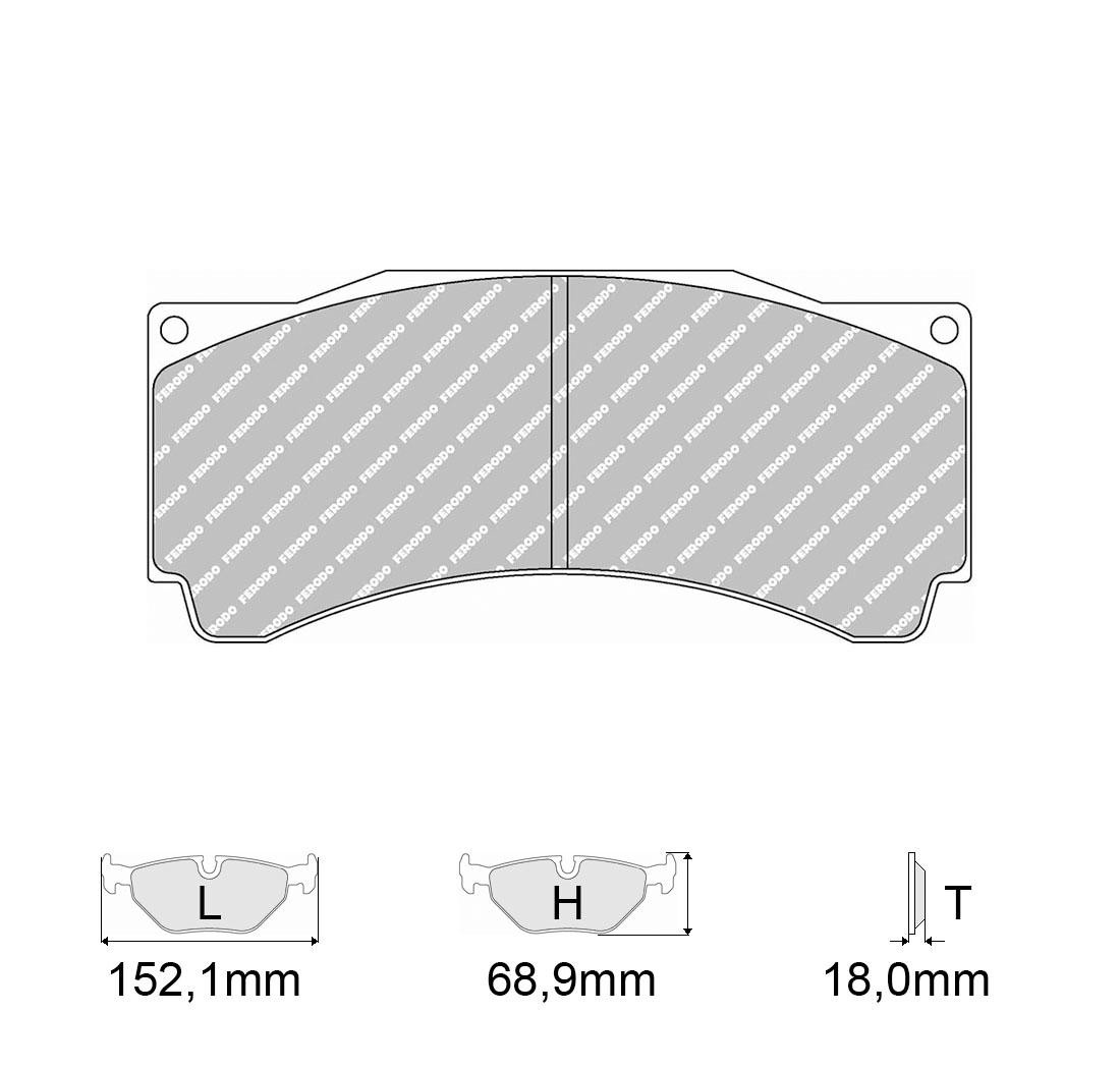 Pastiglie Freno FERODO Modello FRP3144