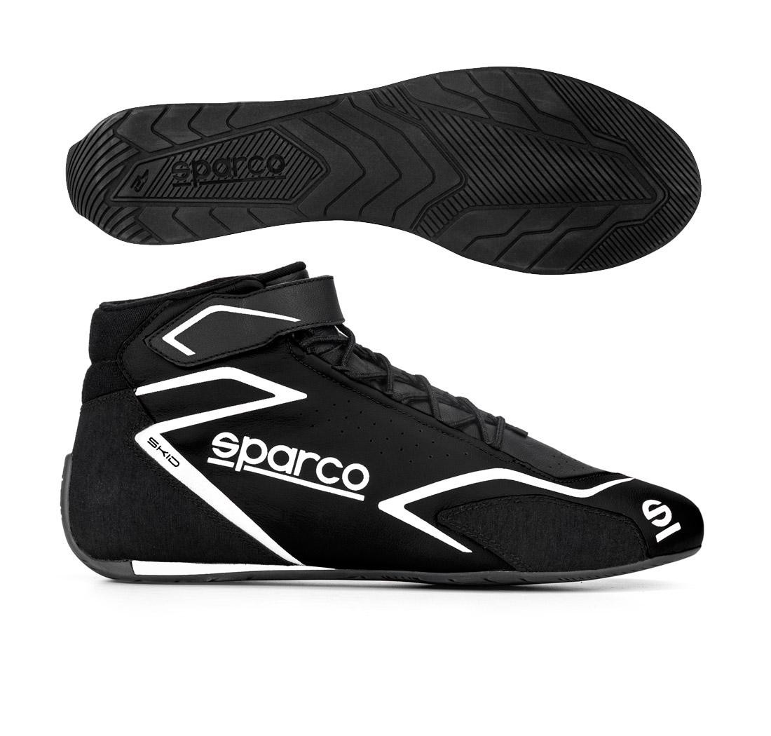 Botas SKID de Sparco, negro/negro, número 38