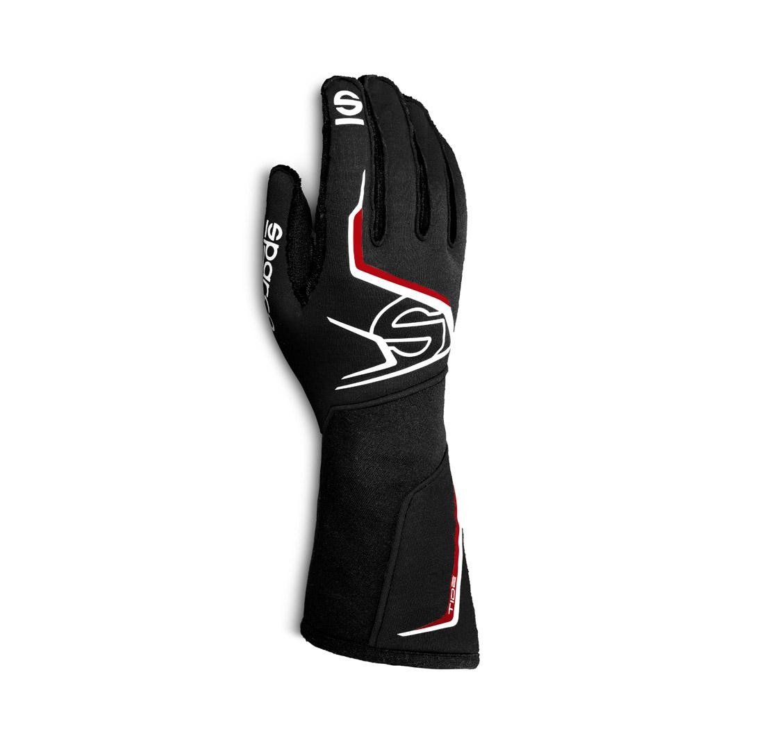 Guantes Sparco TIDE negro/rojo - tamaño 09