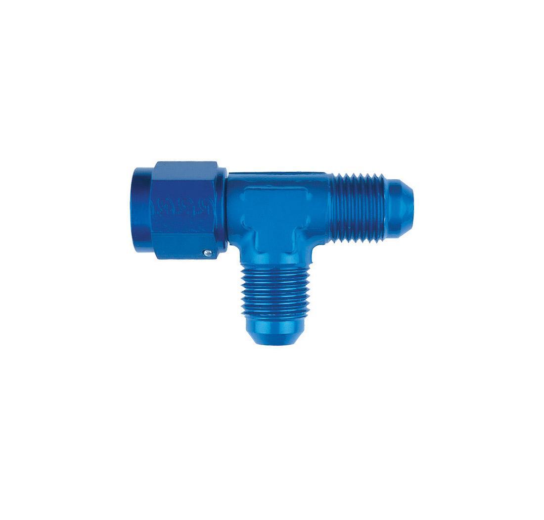 Male-swivel female Tee JIC adaptor