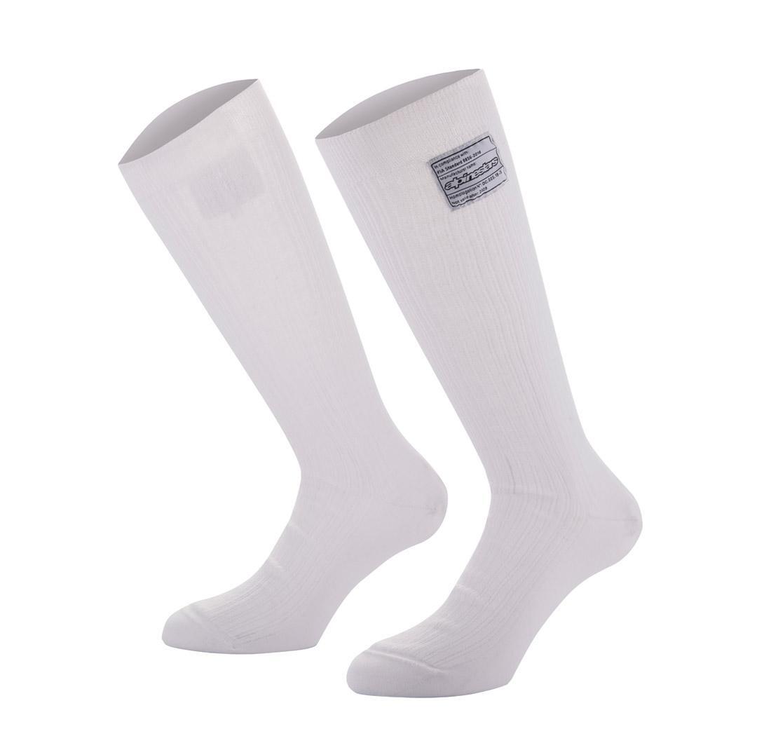 RACE V4 SOCKS WHITE  XL