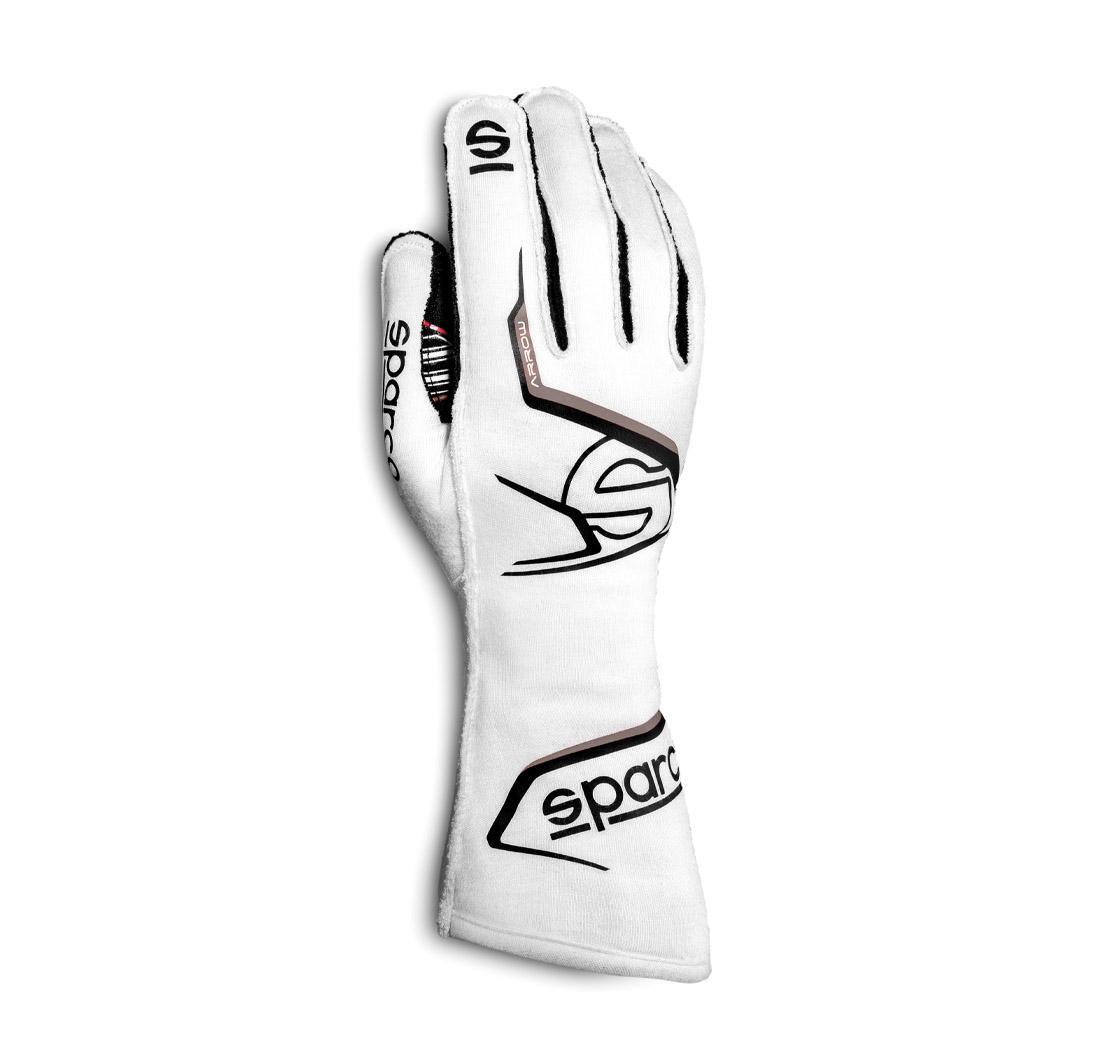 Guantes Sparco ARROW blanco/gris - tamaño 13