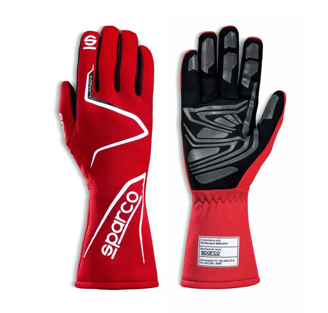 Guantes Sparco LAND+ rojo - tamaño 13