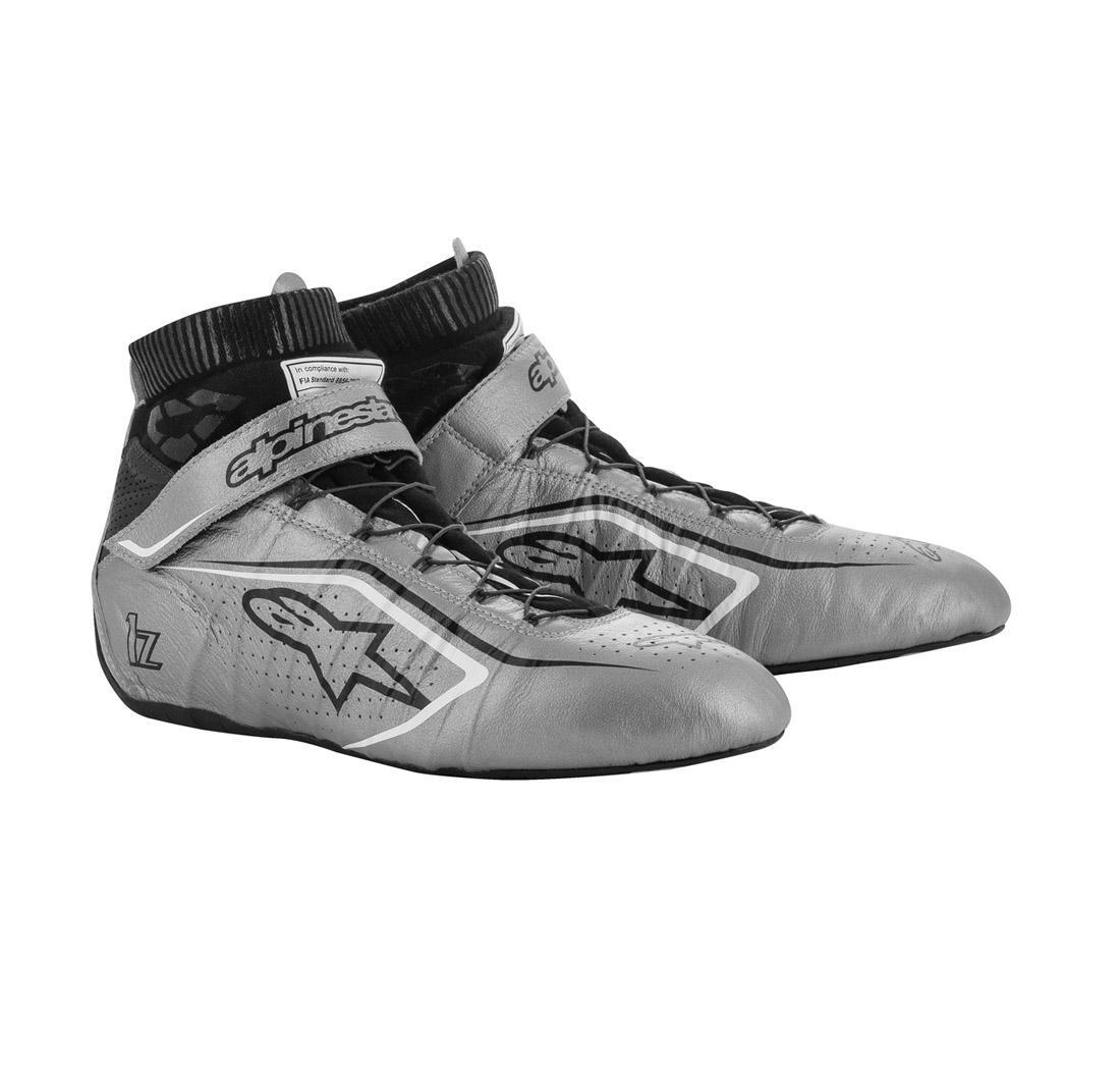 Bottines TECH-1 Z v2 Alpinestars, silver/noir/blanc, taille 43.5