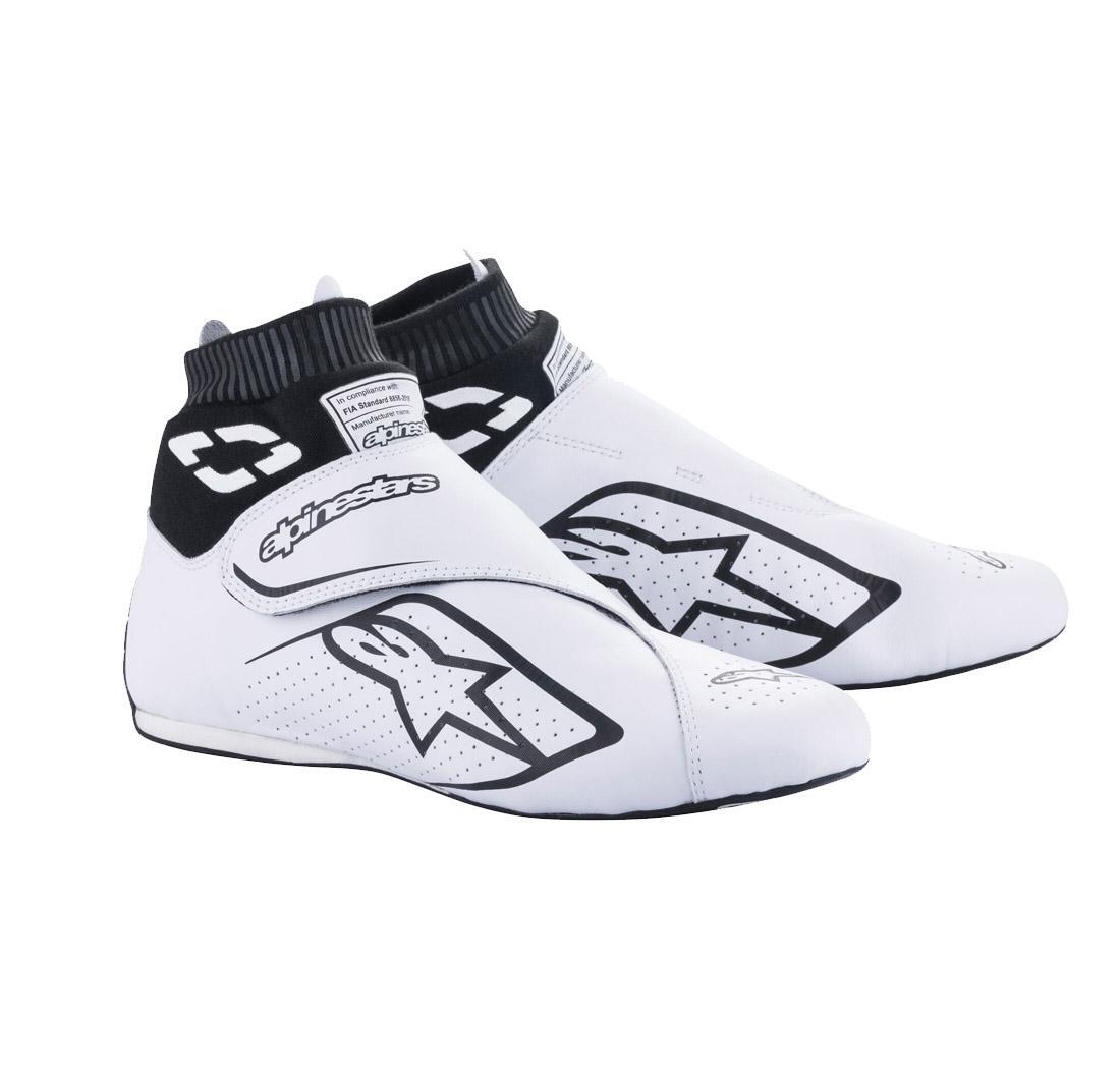 Botas SUPERMONO v2 de Alpinestars, blanco/negro, número 45.5