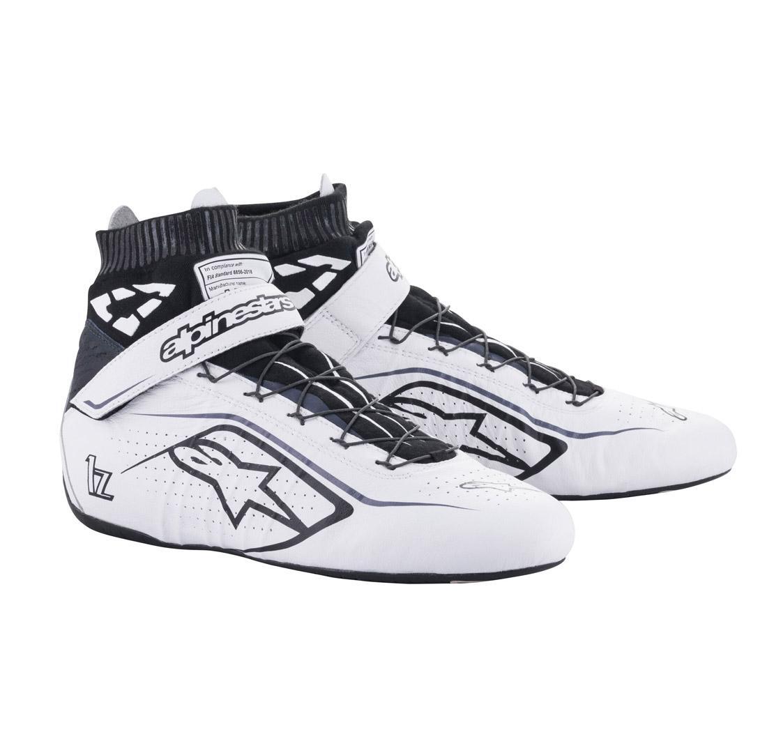 Botas TECH-1 Z v2 de Alpinestars, blanco/negro, número 45.5