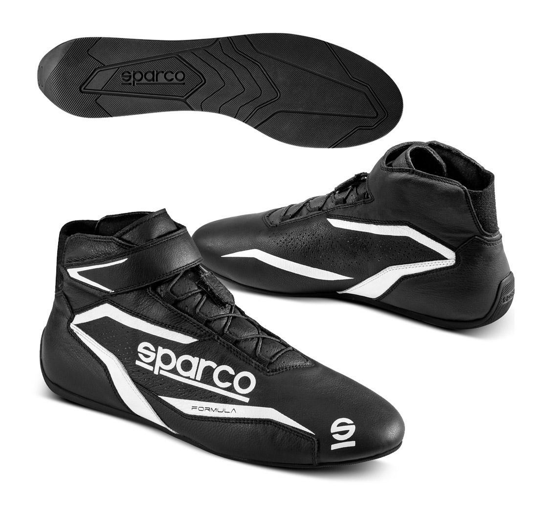 Scarpe pilota SPARCO FORMULA nero/bianco - Misura 39