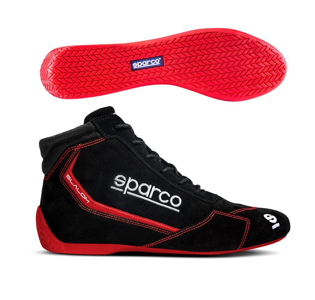 Botas SLALOM de Sparco, negro/rojo número 47