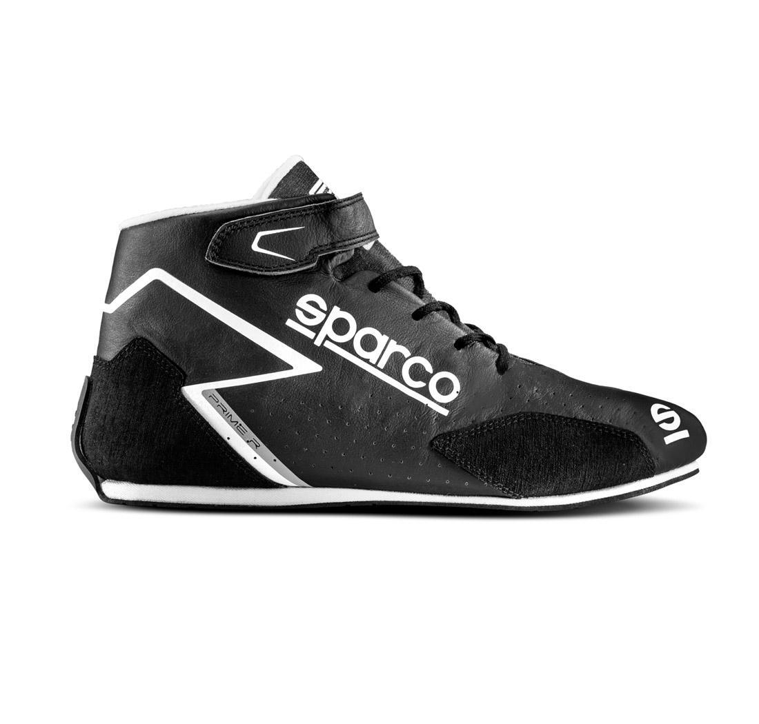 Botas PRIME R de Sparco, negro/blanco, número 38