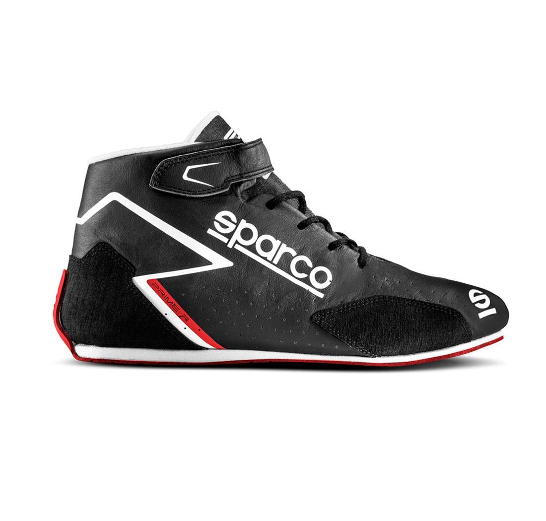 Botas PRIME R de Sparco, negro/rojo, número 39