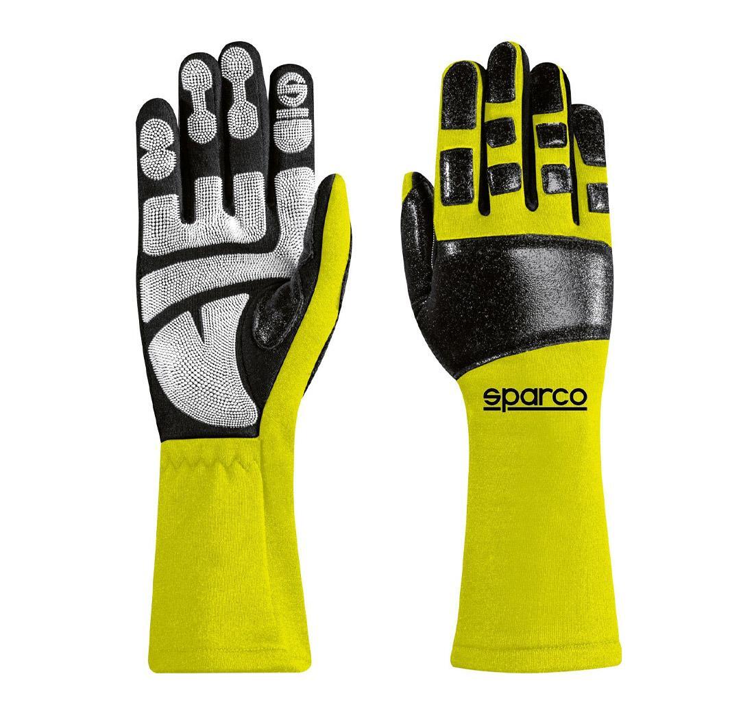 Gants Sparco mécano TIDE MECA jaune fluo - Taille 12