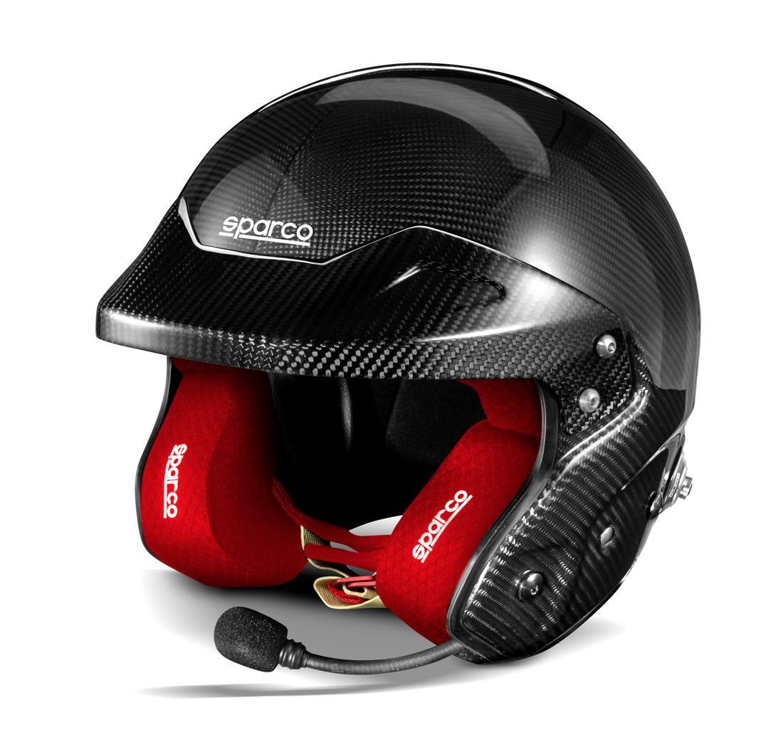 Casque RJ-i CARBON Sparco - taille M+ (59), intérieur rouge