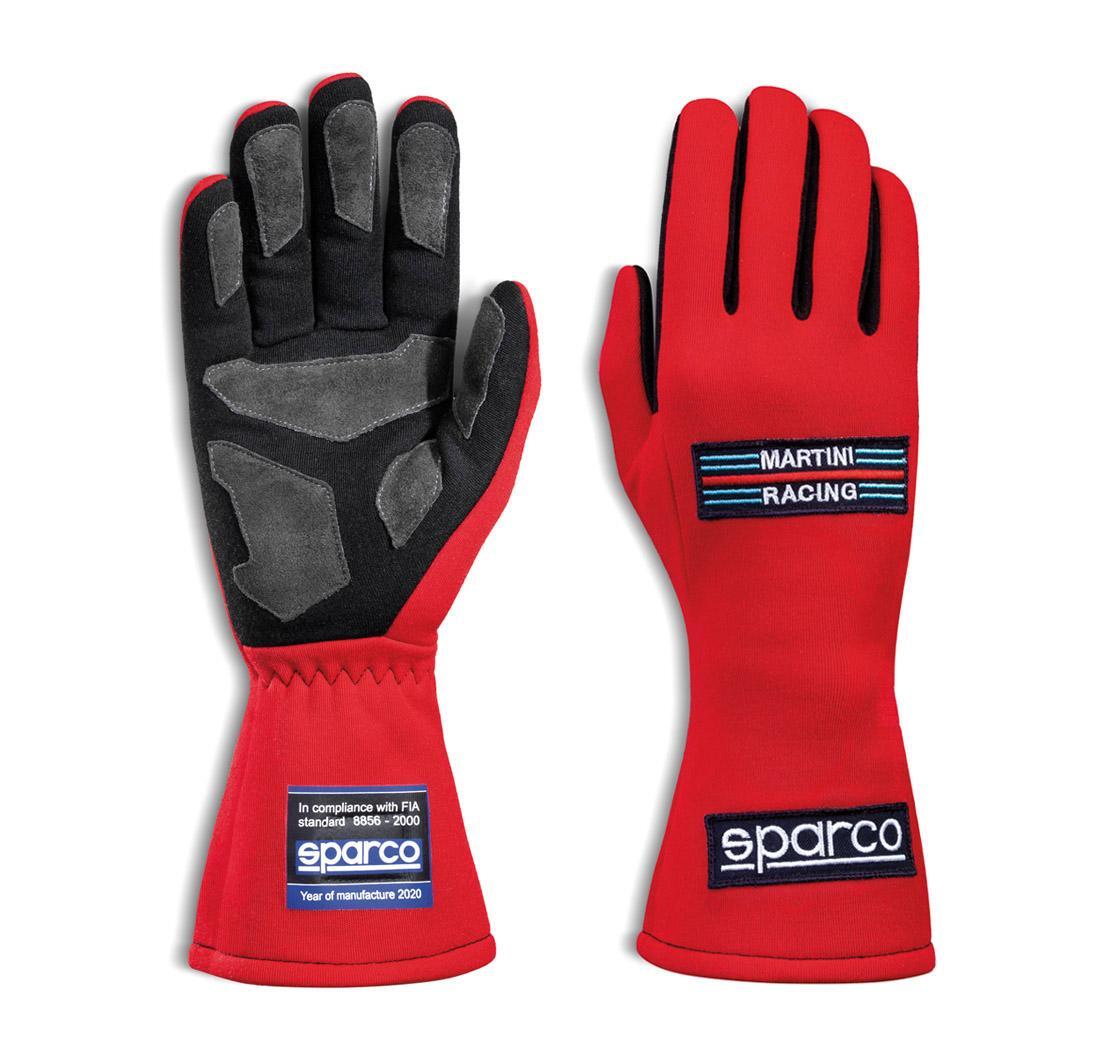 Guantes Sparco LAND 2022 MARTINI rojo - tamaño 13