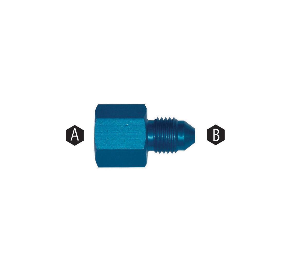 Adaptateur BSP femelle/ JIC mâle aluminium