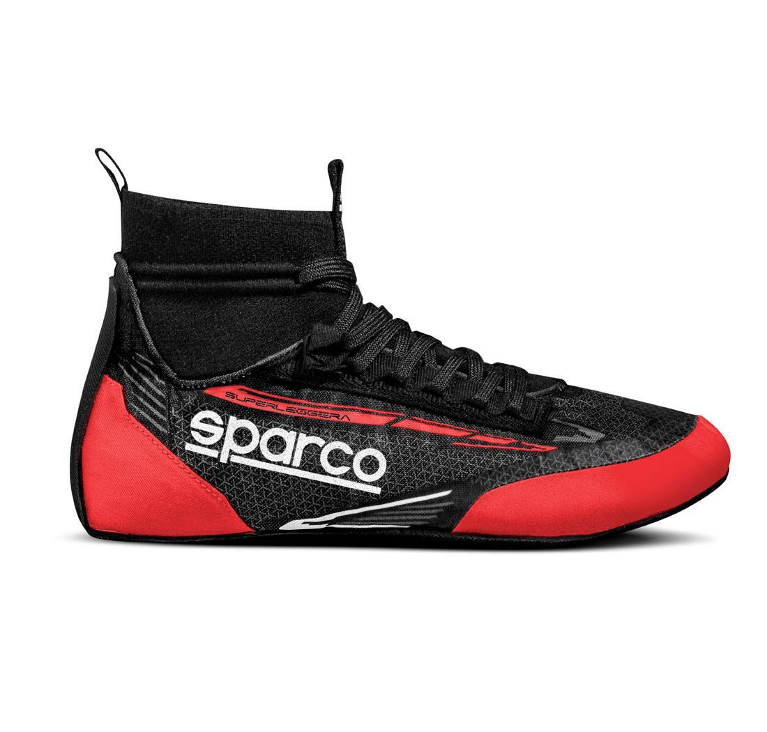 Botas SUPERLEGGERA de Sparco, negro/rojo número 48