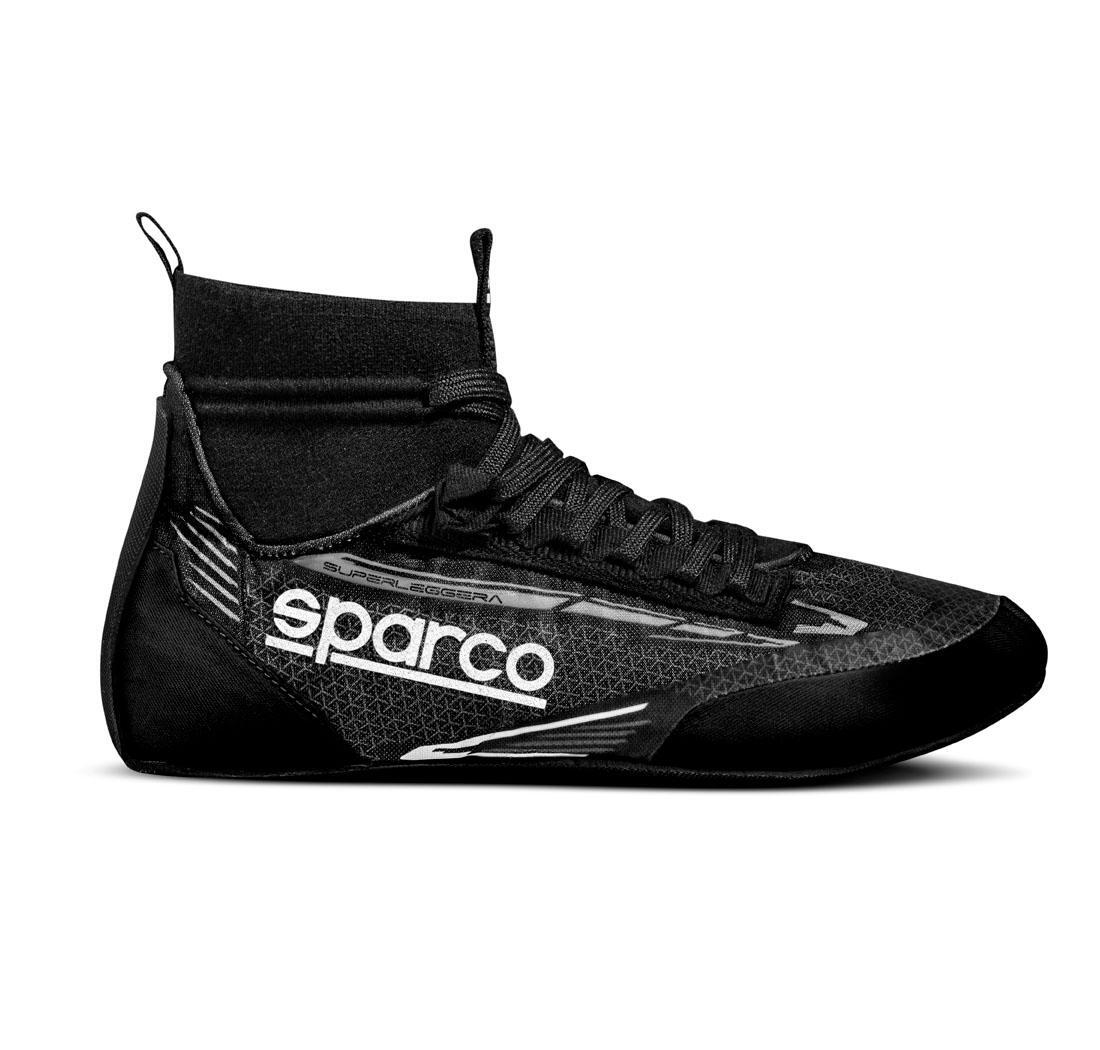 Botas SUPERLEGGERA de Sparco, negro/blanco número 48