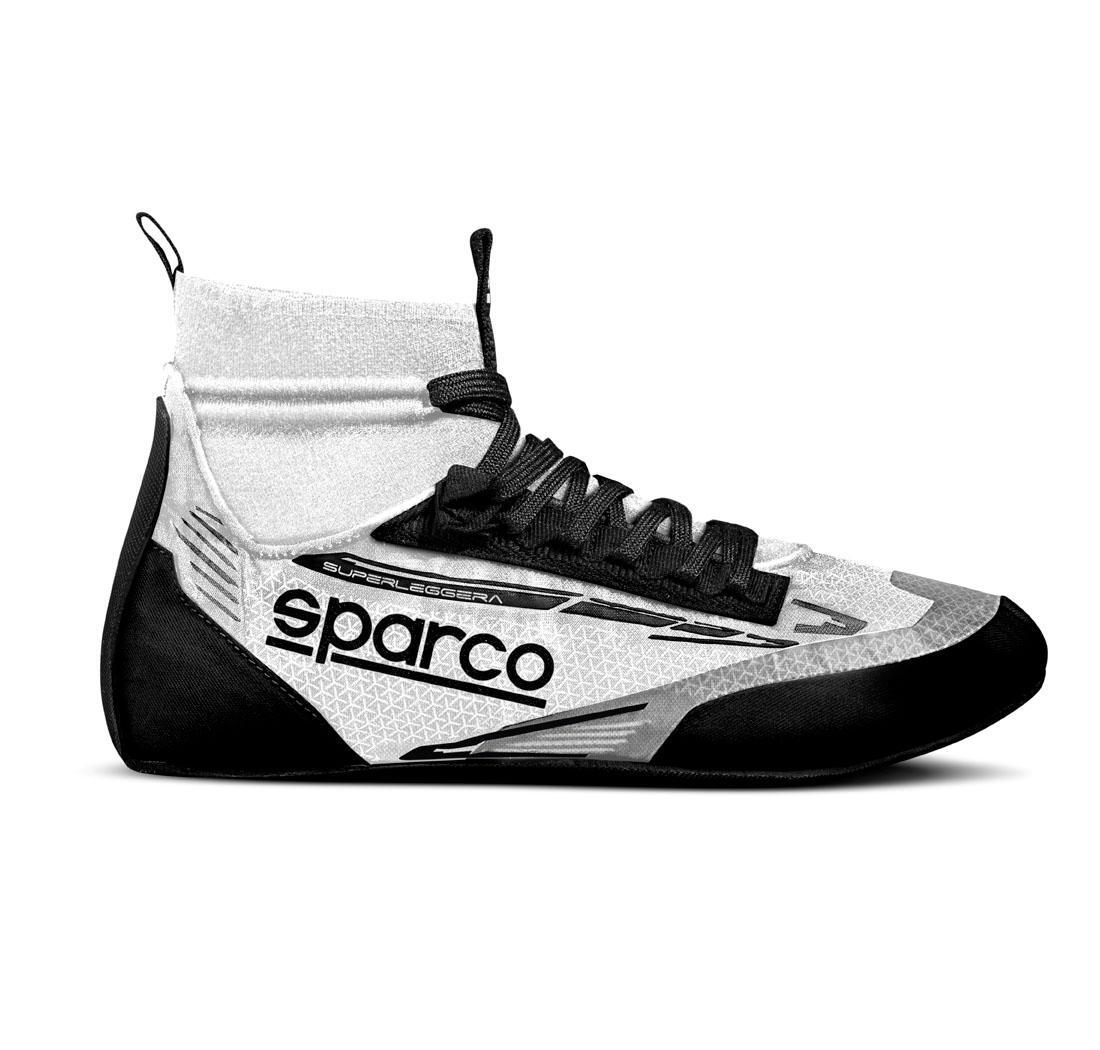 Botas SUPERLEGGERA de Sparco, blanco/negro número 47