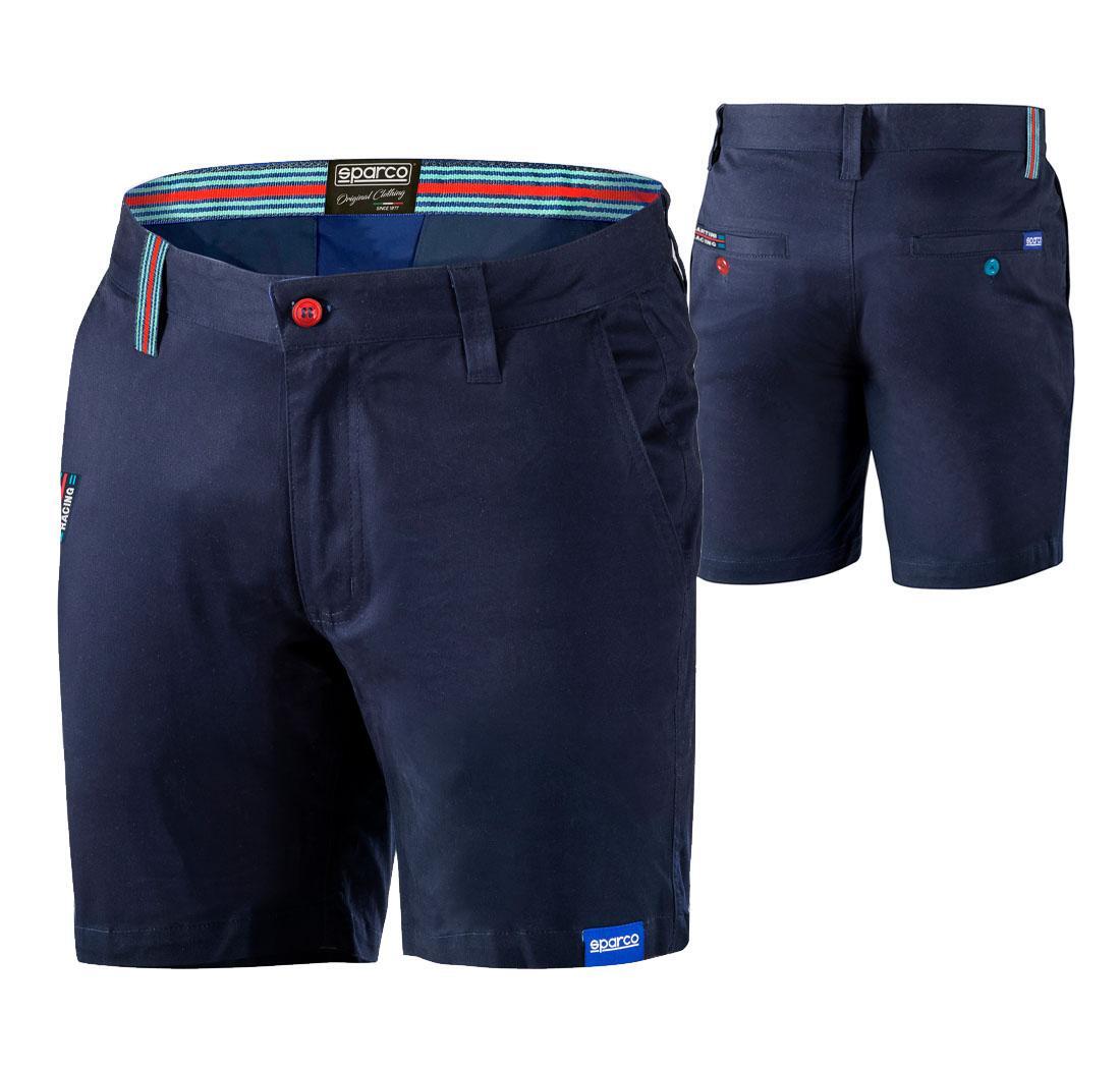 Bermudas Sparco Martini Racing bleu marine - L