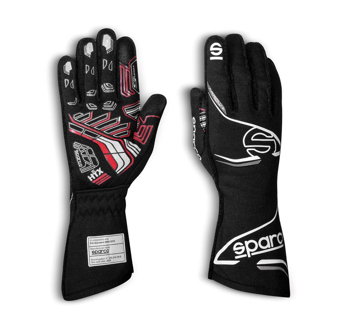 Guantes Sparco ARROW+ negro/blanco - tamaño 12