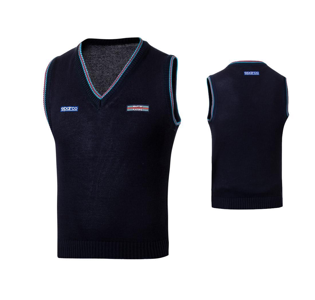 Gilet COTTON Martini Racing Sparco azul marino - talla S