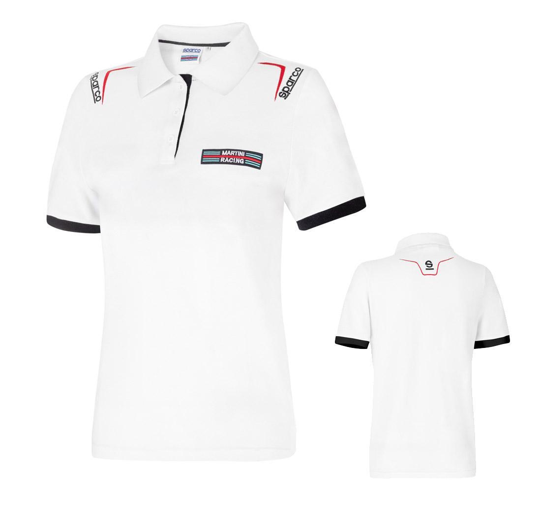 Polo embroideries Lady Martini Racing Sparco - white - L