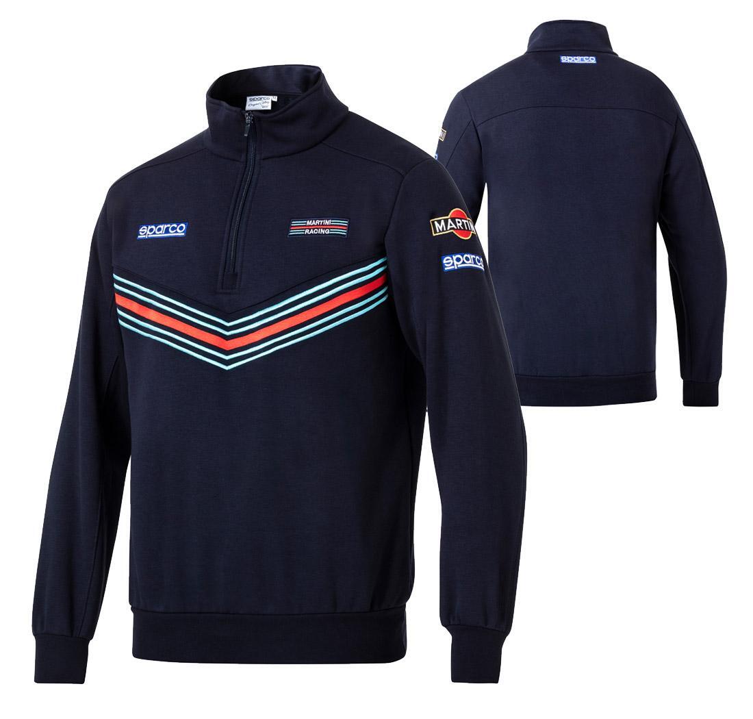 Half zip sweatshirt Martini Racing Sparco - blue - L