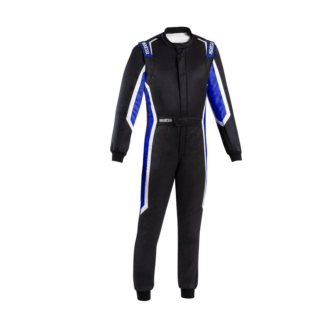 Sparco SPRINT race suit - black/light blue - Size 52