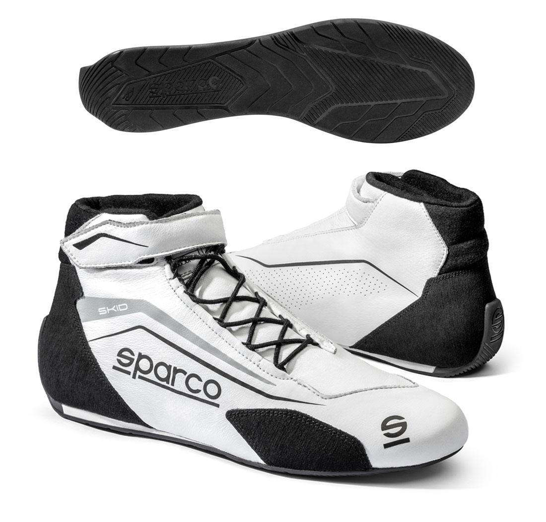 Botas SKID de Sparco, blanco, número 48