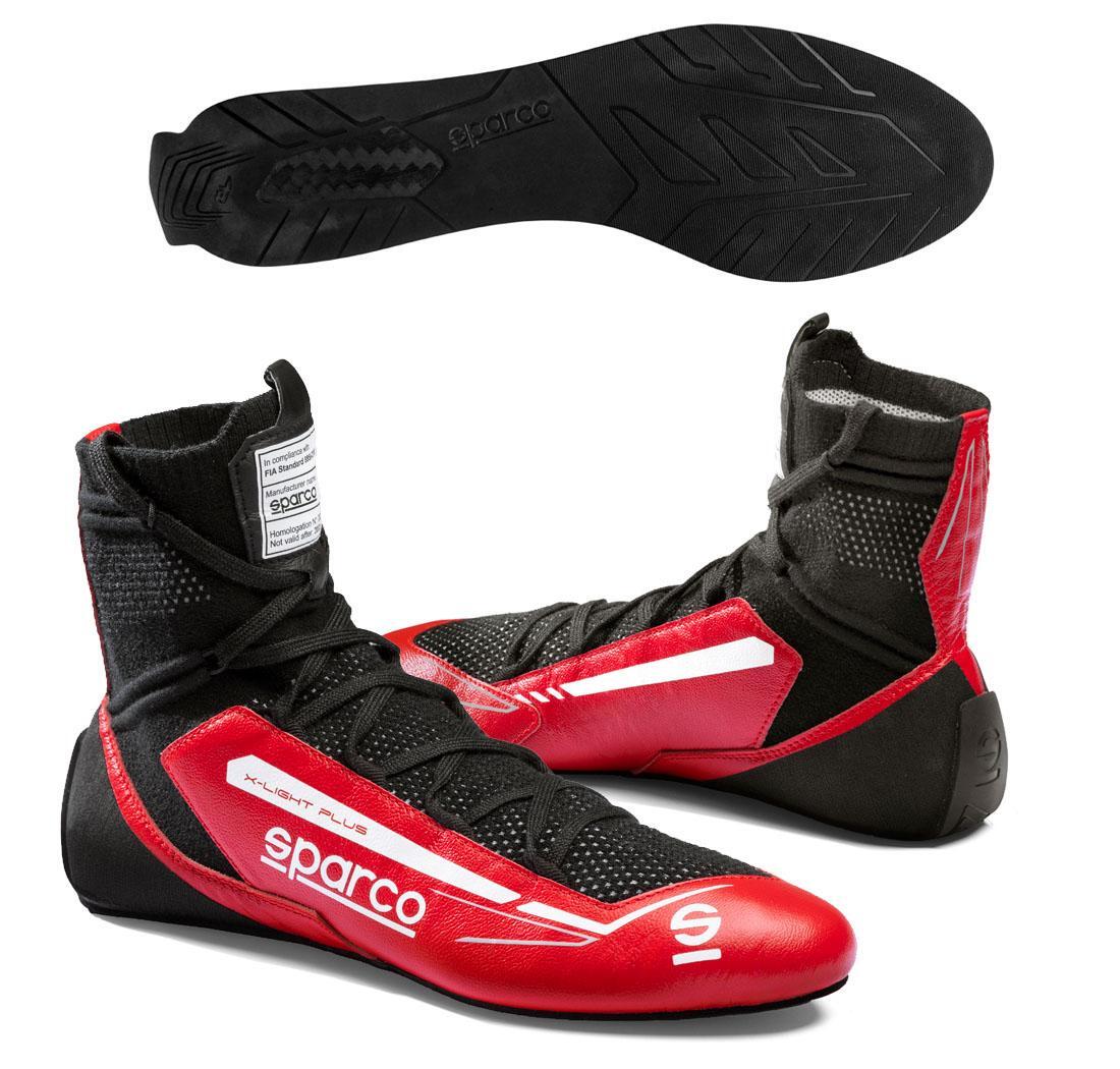 Botas X-LIGHT+ de Sparco, rojo/negro, número 46