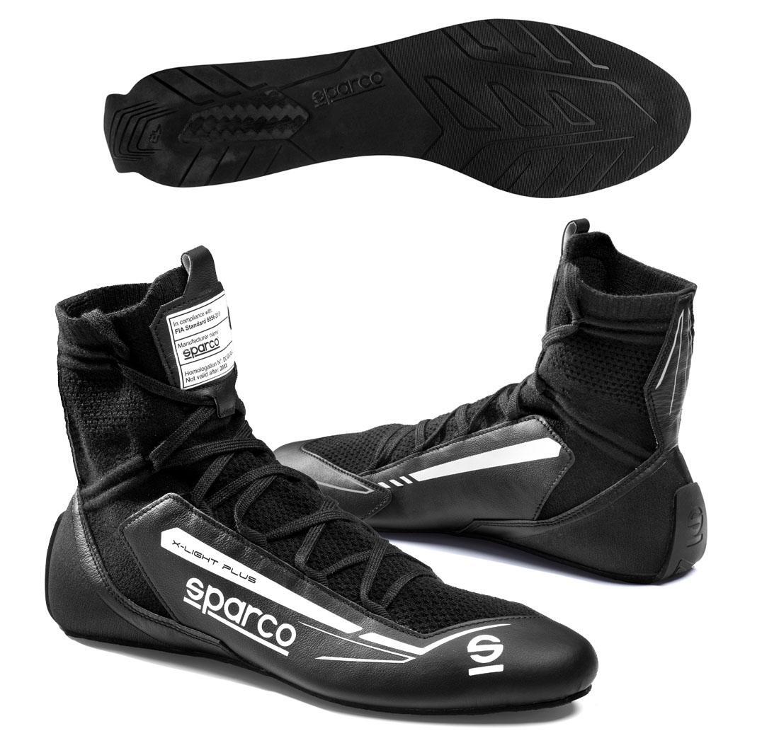 Botas X-LIGHT+ de Sparco, negro/blanco, número 46