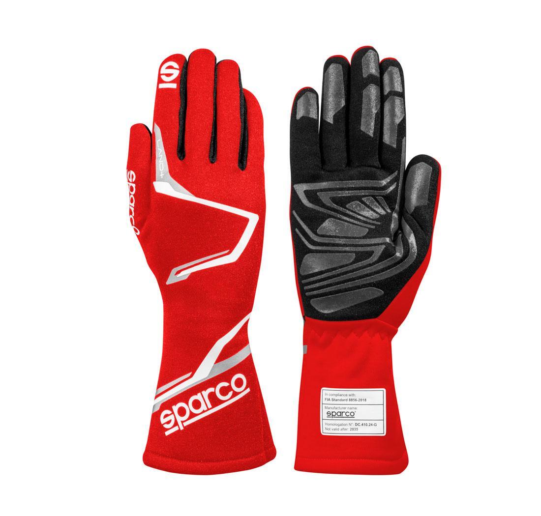 Guantes Sparco LAND+ rojo - tamaño 13