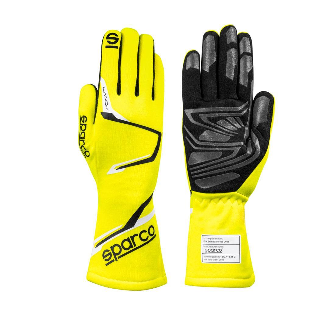 Guantes Sparco LAND+ amarillo fluo - tamaño 13