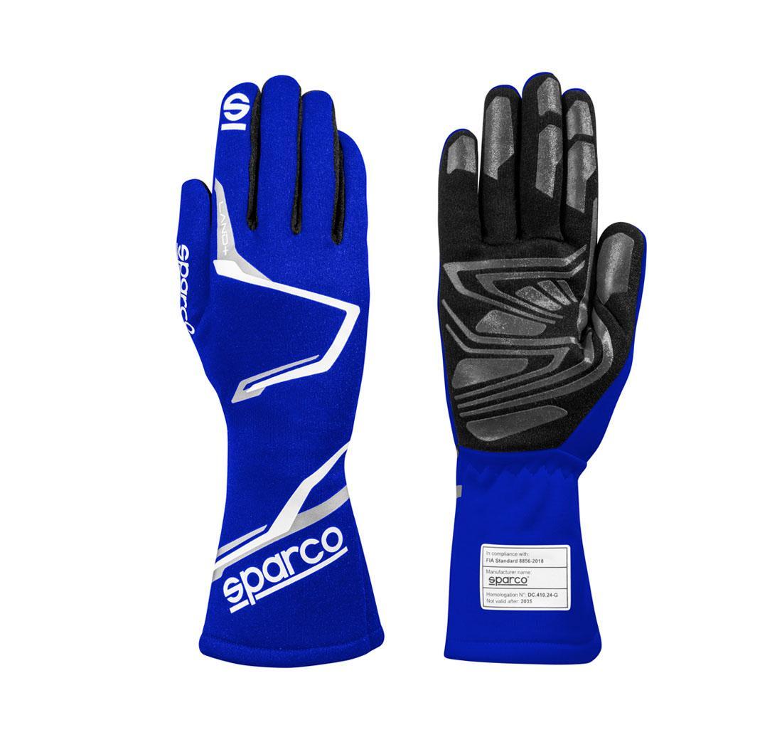 Guantes Sparco LAND+ azul eléctrico - tamaño 13