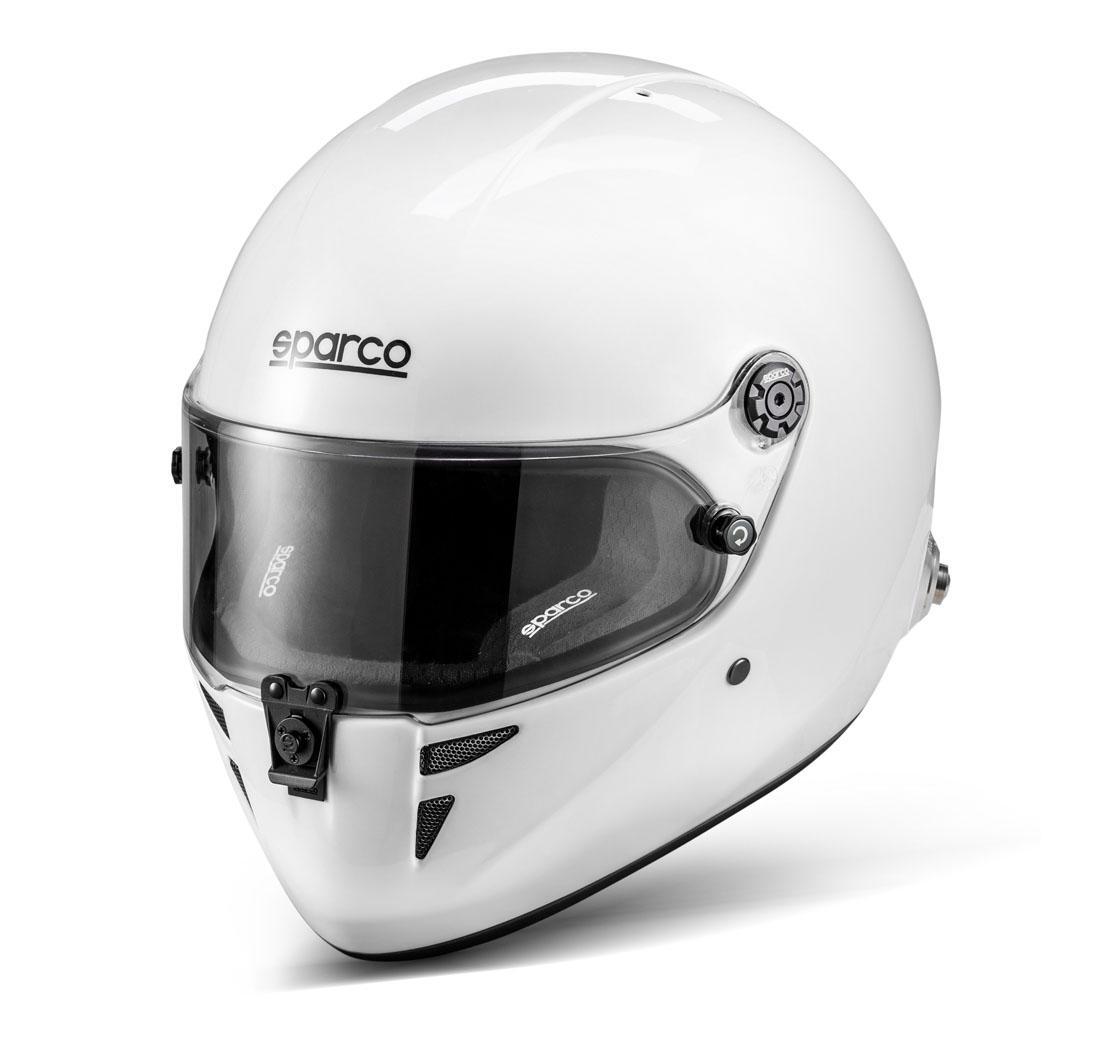 Casque STEALTH RF Sparco - taille XL (61), blanc intérieur noir