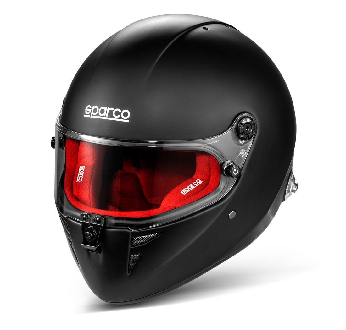 Casque STEALTH RF Sparco - taille L (60), noir intérieur rouge