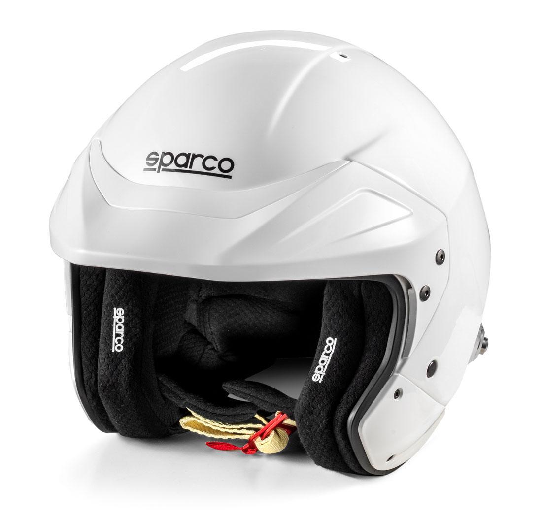 Helmet FLUX RJ Sparco - Size XS (53-54), white/black interior