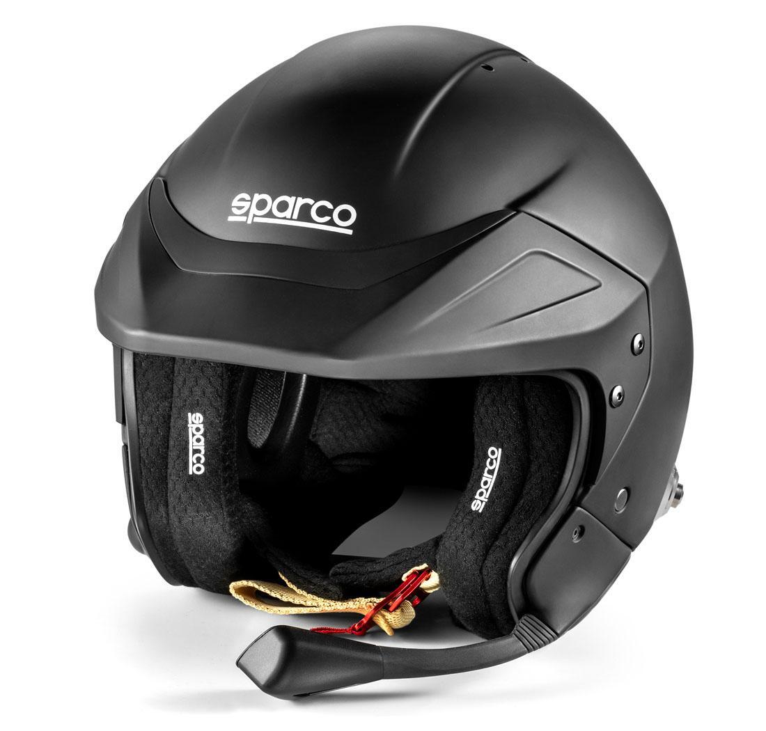 Casque FLUX RJ-i Sparco - taille S (55-56), noir intérieur noir