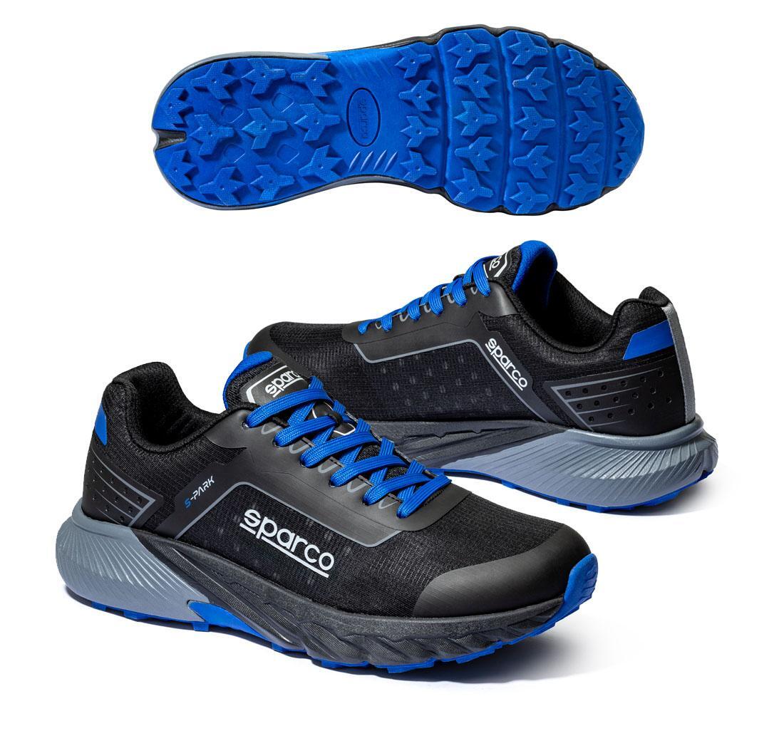 S-PARK shoes - black/blue - Size 48