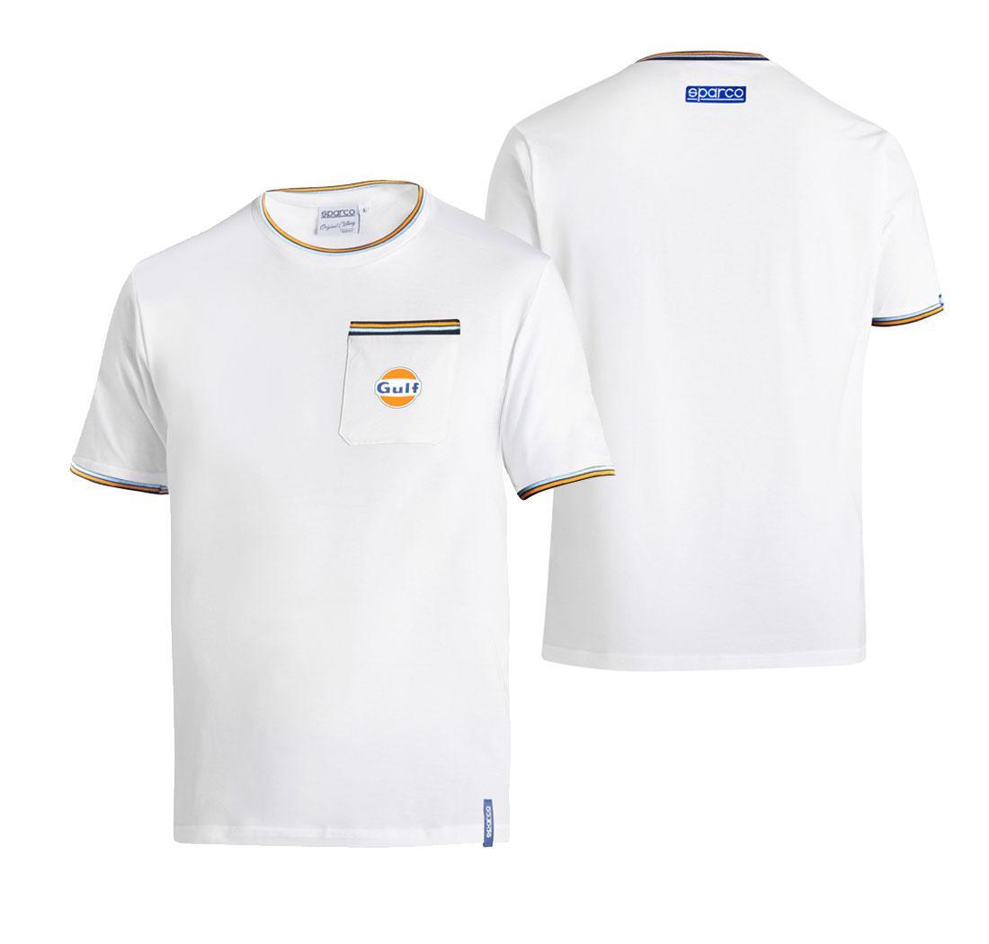 T-shirt pocket GULF Sparco - blanc - L