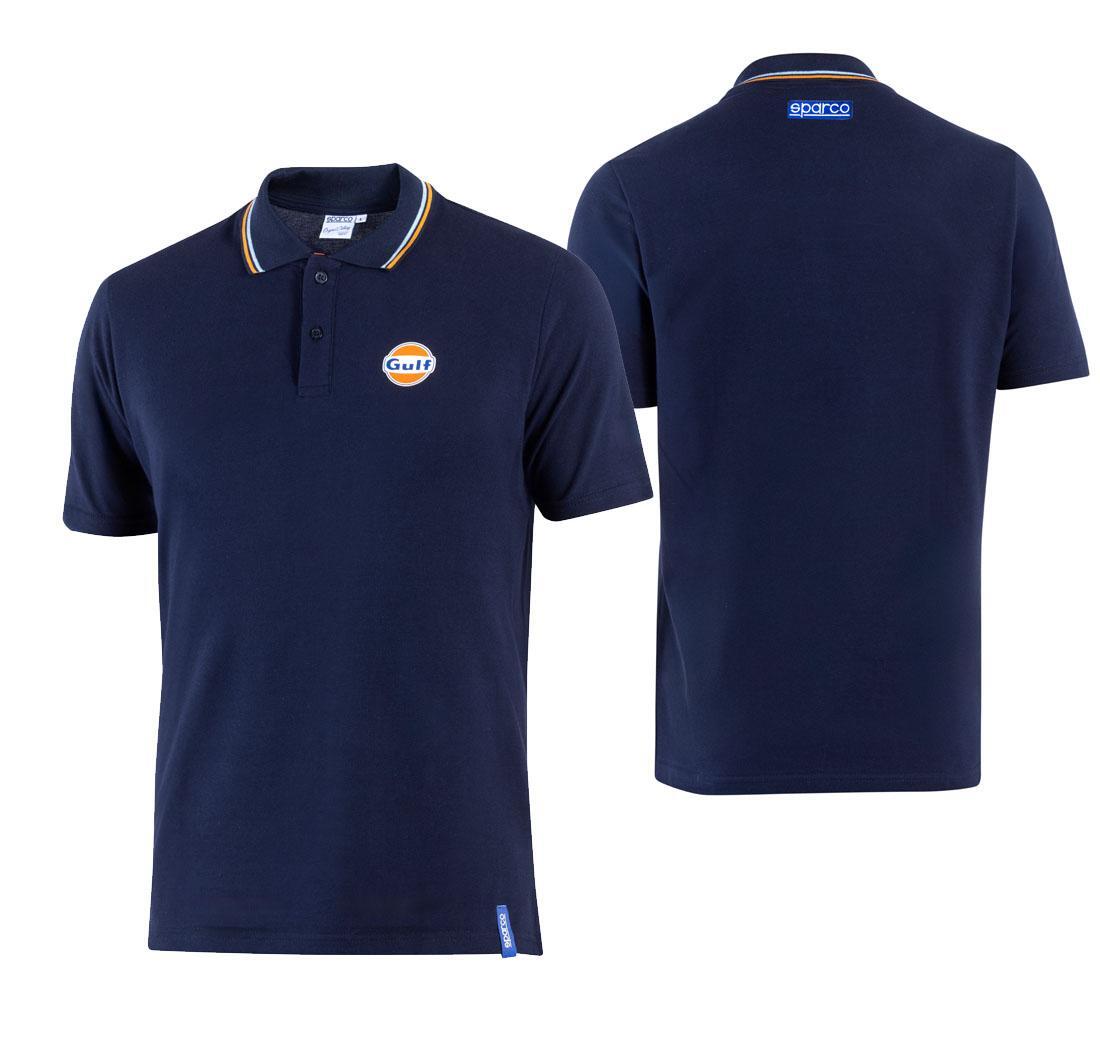 Polo piquet GULF Sparco - navy blue - L