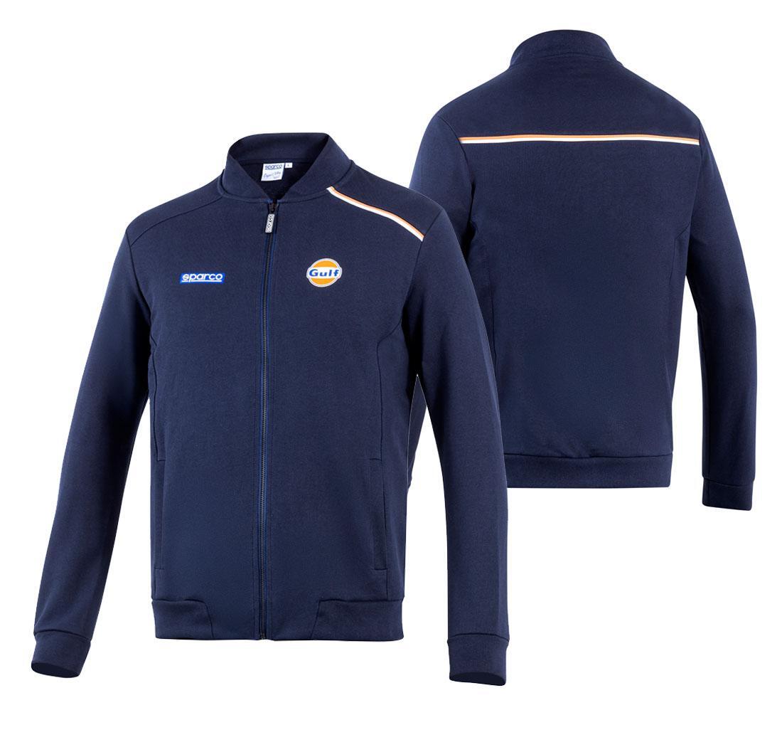 Full zip sweatshirt GULF Sparco - navy blue - L