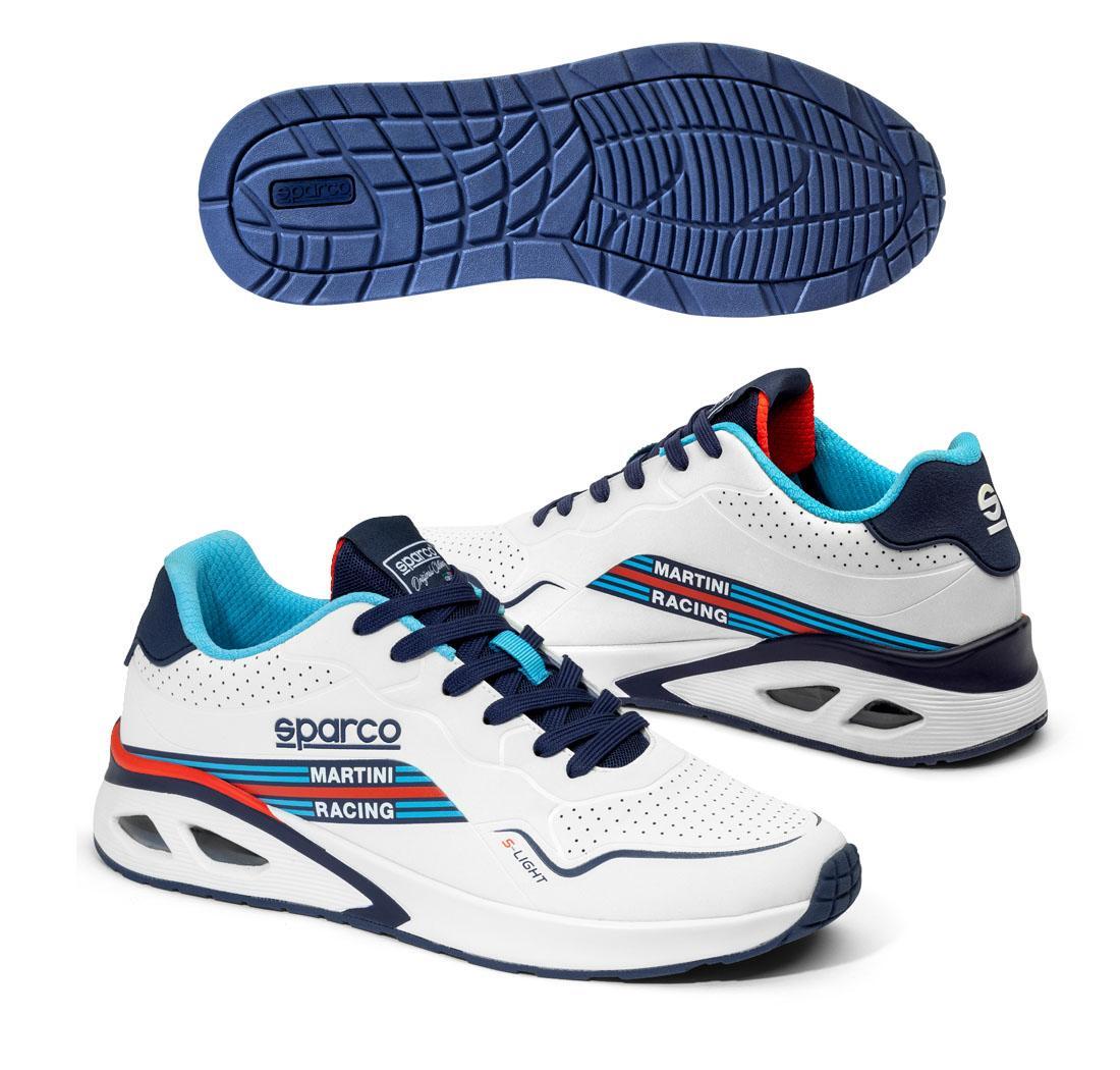 Shoes Sparco S-LIGHT Martini Racing white/navy blue - size 36