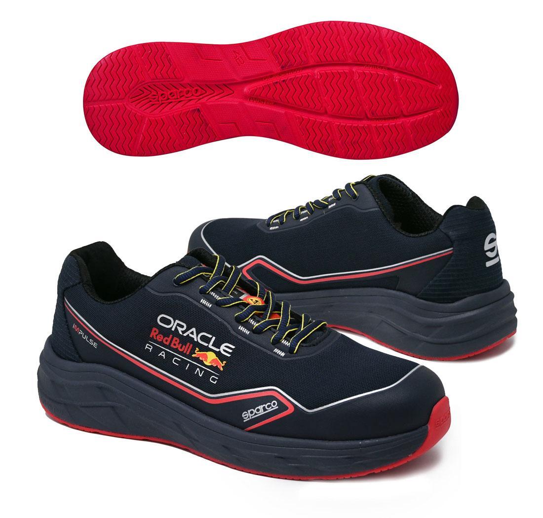 Zapato de seguridad Sparco IMPULSE MILTON RED BULL Azul Marino - 48